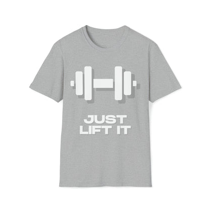 Just Lift It In White T-Shirt